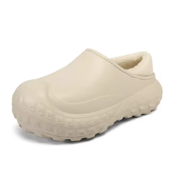 Zapatos de algodón con plataforma para hombre y mujer, zuecos cálidos de invierno para jardín, zapatillas impermeables para interiores y exteriores, informales, Unisex - 1