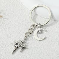 Llaveros de Metal Estrella Luna Y2K Regalo de Amistad Hecho a Mano para Mujeres Hombres - details 1