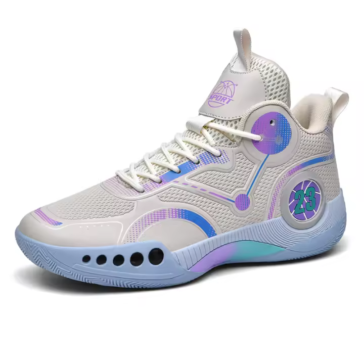 Zapatillas de baloncesto transpirables antideslizantes para hombres, zapatillas de entrenamiento deportivo, a la moda - 1