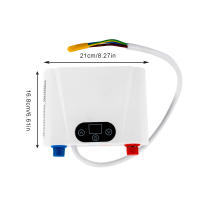 Calentador de Agua Eléctrico sin Tanque Compacto 220 V Ideal para Cocinas, Áreas Húmedas, Centros Comerciales - details 1