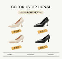 No cansado pies desnudo tacones altos de las mujeres 2025 primavera y verano nuevos zapatos de trabajo profesional temperamento francés hermosos zapatos de tacón de aguja. - details 1