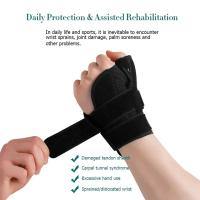 Muñequera de nailon para pulgar, férula Flexible para Tendinitis, banda protectora de muñeca, protector de muñeca elástico ligero y cómodo - details 12