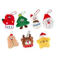 Llavero de Peluche de Navidad Kawaii Muñeco Relleno de Dibujos Animados de Papá Noel - details 11