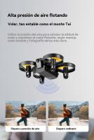 Mini Drone HD 4K Quadcopter aire libre clítoris control remoto avión juguetes - details 5