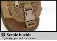 Bolsa de tiro de combate táctico, riñoneras ajustables para senderismo y caza, bolsas cartucheras Molle - details 17