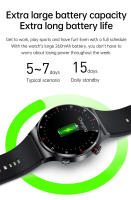 Relojes inteligentes hombre Fitness exterior deporte Música podómetro heart rate blood pressure mujer Bluetooth llamada Negocio watch - details 20