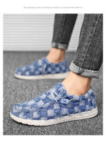 Zapatos de tela para hombre, calzado informal de mezclilla, novedad - details 6