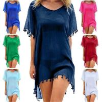 Vestido de baño de ganchillo hueco para mujer, traje de baño para mujer, Túnica para playa 2025 - details 0