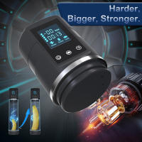 Bomba de pene automática Bomba de vacío Masturbador masculino Copa Ampliación Potenciador Masaje Chupando Vibrador Ampliación Erección Entrenador Adultos Juguetes sexuales Hombres - details 0