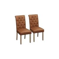 Juego de 2 Sillas de Comedor Silla Acolchada con Respaldo Alto Patas de Madera Silla Tela para Comedor Cocina Gris Oscuro - details 5