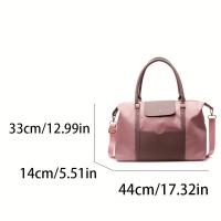 Bolsa de viaje ligera, bolsa de equipaje de viaje de mano para excursiones de mujeres, bolsa de viaje de un solo hombro, bolsa deportiva cruzada para fitness, adecuada para gimnasio y vacaciones, camping, paquete multiusos - details 1