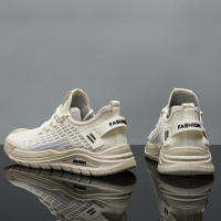 Zapatillas de moda para hombre Zapatillas de malla transpirables Suela blanda Zapatos para correr Trabajo Zapatos casuales al aire libre - details 8