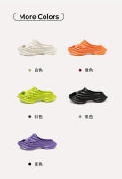 Zapatillas Deportivas para Par Suela Gruesa Antideslizante Desgaste Exterior Tendencia de Verano Súper Suave Pisando Mierda Agujero de Zapatos - details 12