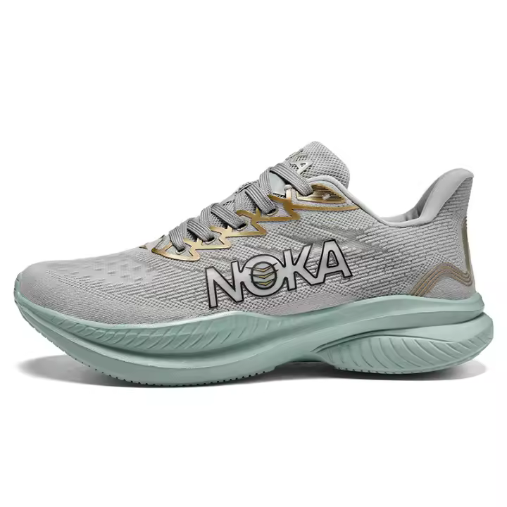 Zapatillas de correr para hombre Transpirables, con absorción, antideslizantes, para correr al aire libre, zapatos de carrera, zapatos de lujo, zapatos de malla todo terreno - 1