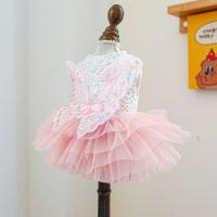 Vestido de princesa para perros y mascotas, Hada y mariposa, ropa para mascotas, vestido de gasa de encaje para perros, vestido de hadas para mascotas encantador y agradable para la piel - details 10
