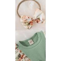 Vestido de verano para niña con diadema con lazo, mono a rayas, vestido de algodón para recién nacido, ropa Floral, ropa para gatear - details 10