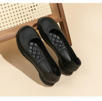 Zapatos de trabajo de mujer de primavera y verano con suela suave, solo zapatos de trabajo de asistente de vuelo, negros, de pie largo, no cansados, pies, carrera, entrevista, zapatos - details 9