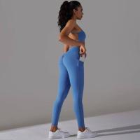 Conjunto de Yoga para Mujeres Sports Bra con Bolsillos, Leggings de Levantamiento de Glúteos, Zapatillas de Correr - details 28