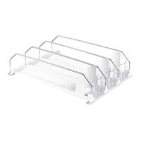 Organizador de bebidas para nevera, dispensador automático de refrescos, sostiene hasta 15 latas, color blanco - details 0