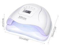 Secador de Uñas LED Profesional LULAA Sun X5Plus 72W Lámpara de Secado de Manicura de Salón para Herramientas de Belleza - details 11