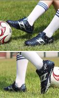 Botas de fútbol de piel auténtica TF para mujer, color rosa, resistentes a pinchazos, antideslizantes y resistentes al desgaste - details 0