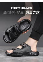Nuevo verano versátil de una palabra zapatillas de los hombres antideslizante y ligero sandalias de los hombres antideslizante al aire libre casual sandalias - details 5