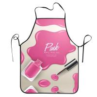 Delantal de uñas rosa de policía ideal para chefs, manicuristas y jardineros - details 5