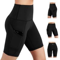 Shorts de Yoga Deportivos de Cintura Alta Uowu Para Mujeres Sin Costuras, Bolsillos Laterales, Entrenamiento, Correr, Gimnasio - details 1