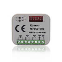 Receptor Universal para Puerta de Garaje Control Remoto Eléctrico 2 Canales Relay 300-868MHz RX MULTI AC DC 9-30V Herramienta de Mejoría del Hogar - details 12