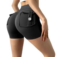 Pantalones cortos de Fitness Peach Butt para mujer, pantalones de tres cuartos para ejercicio, carga, bolsillo seco al aire, Yoga, levantamiento ajustado, verano - details 0