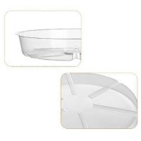 Platillo de plástico transparente para plantas, bandeja para plantas, maceta duradera y gruesa para jardín interior y exterior, 12 pulgadas, 4 paquetes - details 1