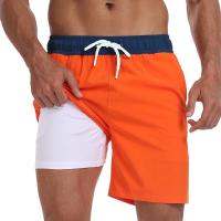 Ropa de baño de hombre de secado rápido Traje de baño de playa con forro de compresión Retráctil - details 0