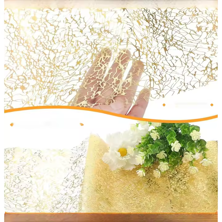 Corredor De Mesa Dorado Con Brillo Metálico Para Cumpleaños Boda Navidad Decoración De Mesa Rectangular De Poliéster 100% - 1