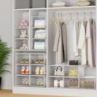 Cajas de Zapatos de Plástico Transparente 12 Cajas de Almacenamiento Apilables para Mujeres/Hombres - details 9