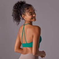 Top de mujer, cuello de chaleco Hai Yuga, decoración triul, deportes con espalda bonita, Top corto a prueba de golpes para - details 34