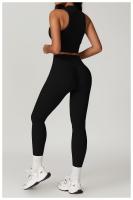 Pantalones de Yoga de Cintura Alta ALO NEAD Elevación de Cadera Alta, Salto Seco, Sensación Nude, Ajuste para Mujeres, Primavera/Otoño - details 1