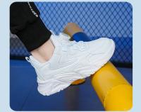 Zapatillas De Correr Para Niños 2023 Zapatos Deportivos Blancos Para Niños Y Niñas Casual Transpirables De Cuero Con Cordones Y Hebilla Adecuadas Para Otoño - details 16
