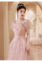 Elegante Vestido de Gala de Estilo Francés Alta Gama 2025 Perfecto para Banquetes, Cumpleaños, Bodas Moda para Mujeres - details 7