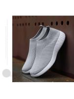 Zapatos para caminar para mujer, zapatillas de calcetín a la moda, mocasines cómodos y transpirables, zapatos informales antideslizantes - details 15