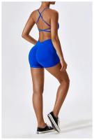 Camisola Deportiva Sin Espalda Top de Deportes Ajustado para Mujeres Absorbente de Choques - details 16