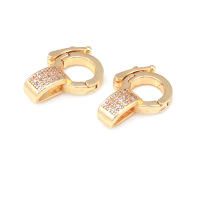 Colgantes de Brasso de Oro 18K Clips de Conexión de Circonio Suministros de Hacer Joyas - details 14