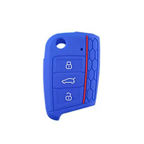 Funda para llave de coche, carcasa para VW Golf 7 MK7 VII Tiguan Polo Skoda Octavia A7 Kodiaq Seat Ateca Leon - 1