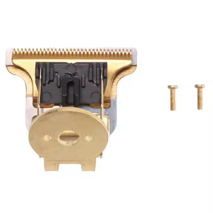 Cuchilla para cortadora de pelo en forma de T con soporte T9, cabezal de repuesto, dorado - 1