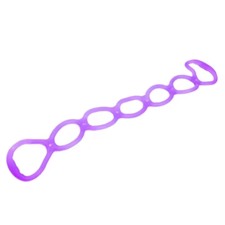 Bandas de Resistencia de Silicona 7 Agujeros para Yoga y Gimnasio Expansor de Tubo Elástico Cuerdas de Ayuda para Pull Up - 1