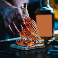 Regalo creativo para hombre con águila interesante de cristal único, botella de fiesta de Bar, decoración del hogar para entusiastas del whisky - details 4