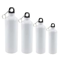 Botella de agua portátil de aluminio con mosquetón, matraz deportivo de 400/500/600/750ml para viajes, ciclismo, senderismo, Camping y bicicleta - details 9