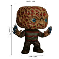 Máscara de terror de Halloween, estatua de Jason podrido, cabeza de cabeza, película de terror, adorno de resina, nuevo - details 3