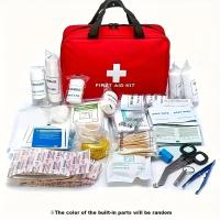 Kit de Primeros Auxilios Portátil 184pcs Suministros Médicos Multiusos para Senderismo, Camping, Actividades al Aire Libre - details 2