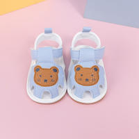 Sandalias antideslizantes para recién nacido, zapatos informales con estampado de animales, suaves, a la moda, para el primer día, Verano - details 6