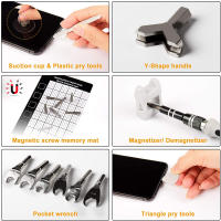 Llave de destornillador 122 en 1 Conjunto de precisión magnética Destornilladores Torx Herramientas manuales para reparación de teléfonos móviles Hex Bit Mango Peligros normales Estilo de cabeza hexagonal Usado para bricolaje en el hogar - details 3